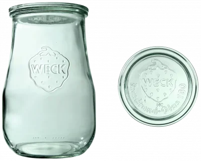 WECK Słoik TULIP z pokrywą 1650/1750 ml op. 4 szt.