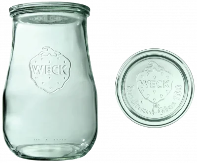 Słoik TULIP z pokrywką 2700 ml op. 4 szt. / WECK