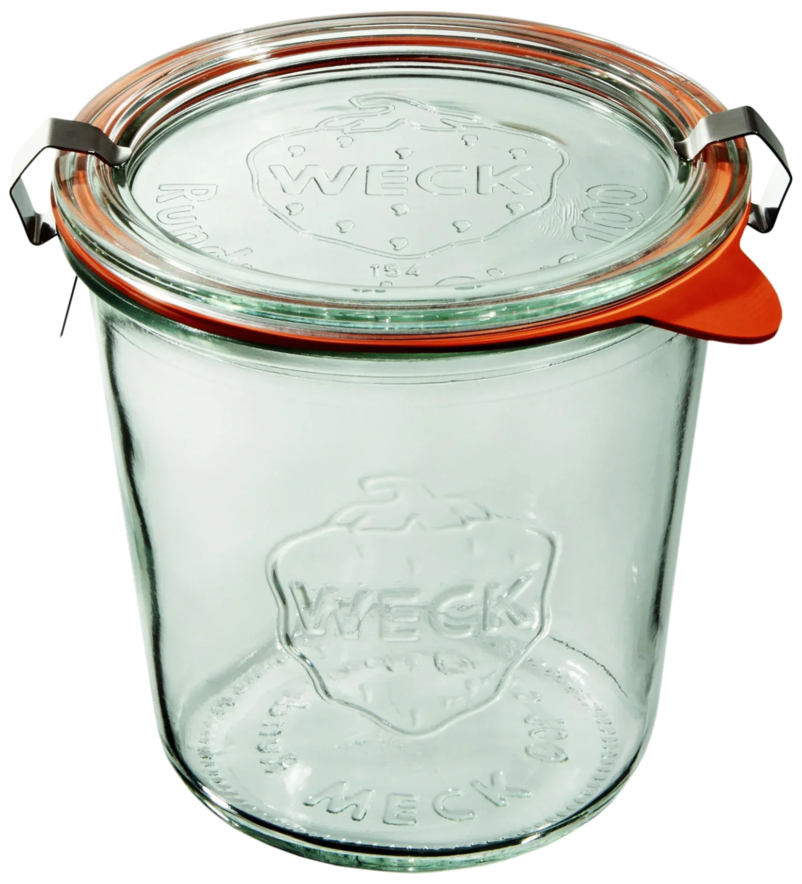 Słoik MOLD z pokrywką, uszczelką i 2 zapinkami 580 ml op. 6 szt. / WECK