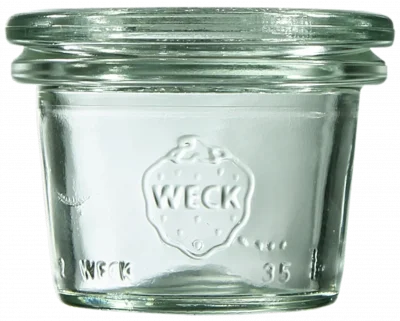 Mini słoik MINI-STURZ bez pokrywki 35 ml op. 12 szt. / WECK