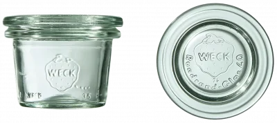 Mini słoik MINI-STURZ z pokrywką 35 ml op. 12 szt. / WECK