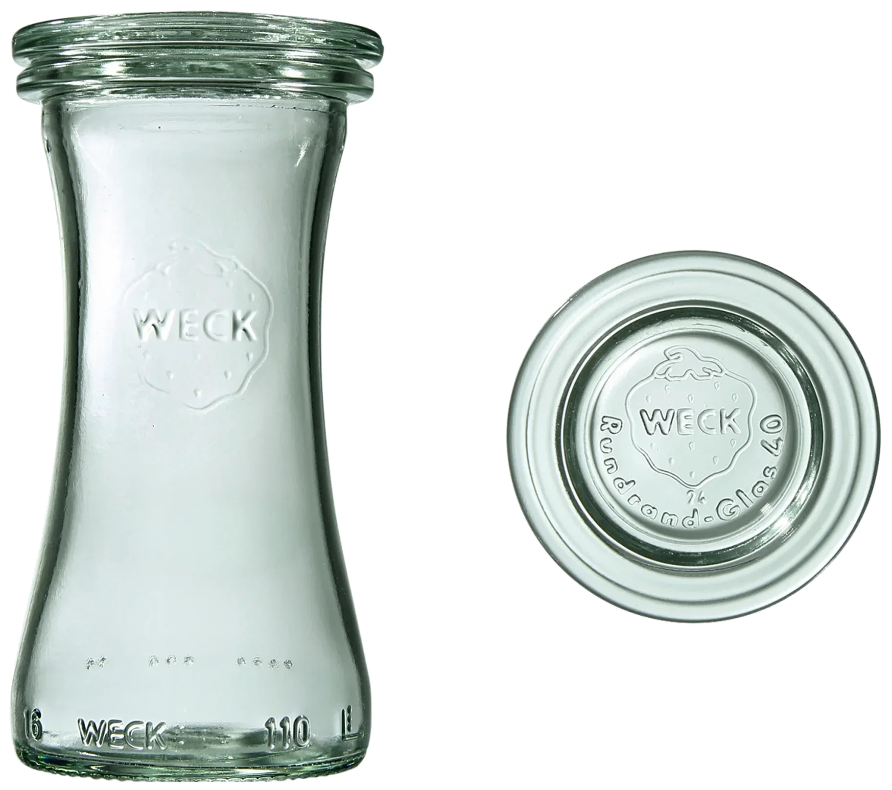 Słoik DELI z pokrywką 100 ml op. 6 szt. / WECK