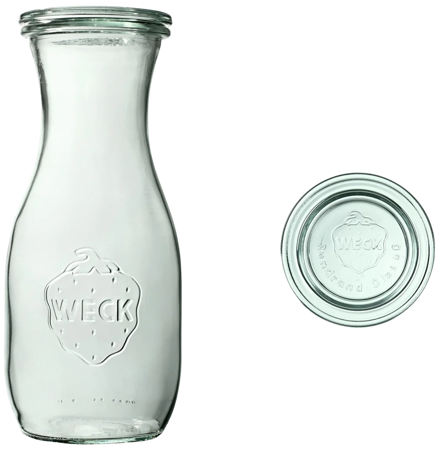Butelka SAFTFLASCHE z pokrywką 530 ml op. 6 szt. / WECK