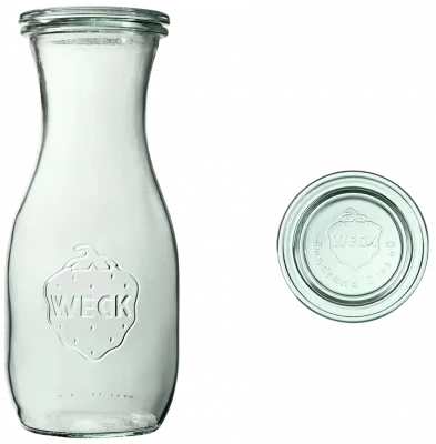 Butelka SAFTFLASCHE z pokrywką 530 ml op. 6 szt. / WECK