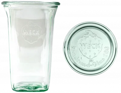 Słoik QUADRO z pokrywą 795 ml op.6 szt. / WECK